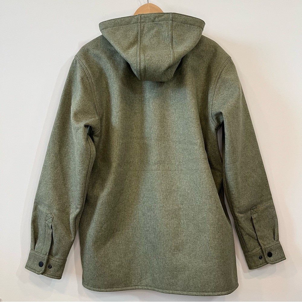 Carhartt Rain Defender Relaxed-Fit Heavyweight Hooded Shirt Jac for Men - Size M - Picture 4 of 12